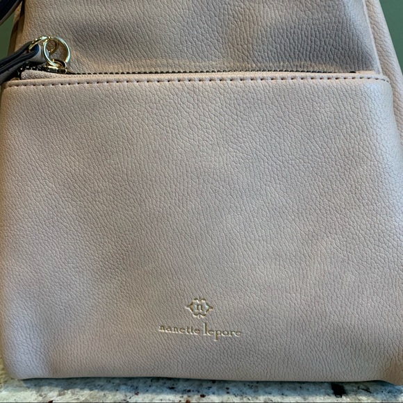 Nanette Lepore Terence Convertible Sling w/Printed Lining Blush One Size - Picture 3 of 16